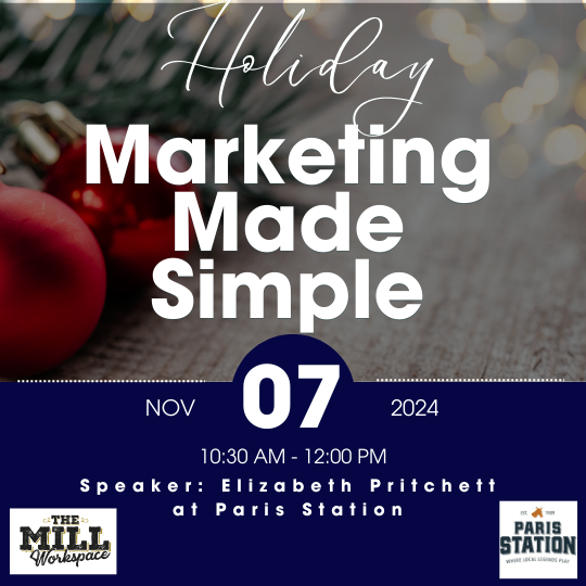 Registration Link for Holiday Marketing Workshop in Paris, Tn